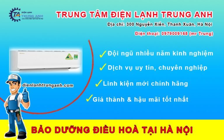 BẢO DƯỠNG ĐIỀU HOÀ TẠI HÀ NỘI