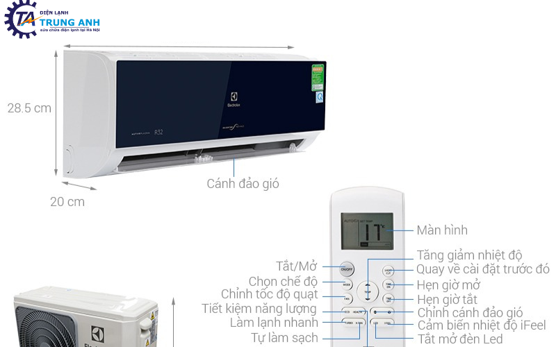 sửa điều hòa Electrolux